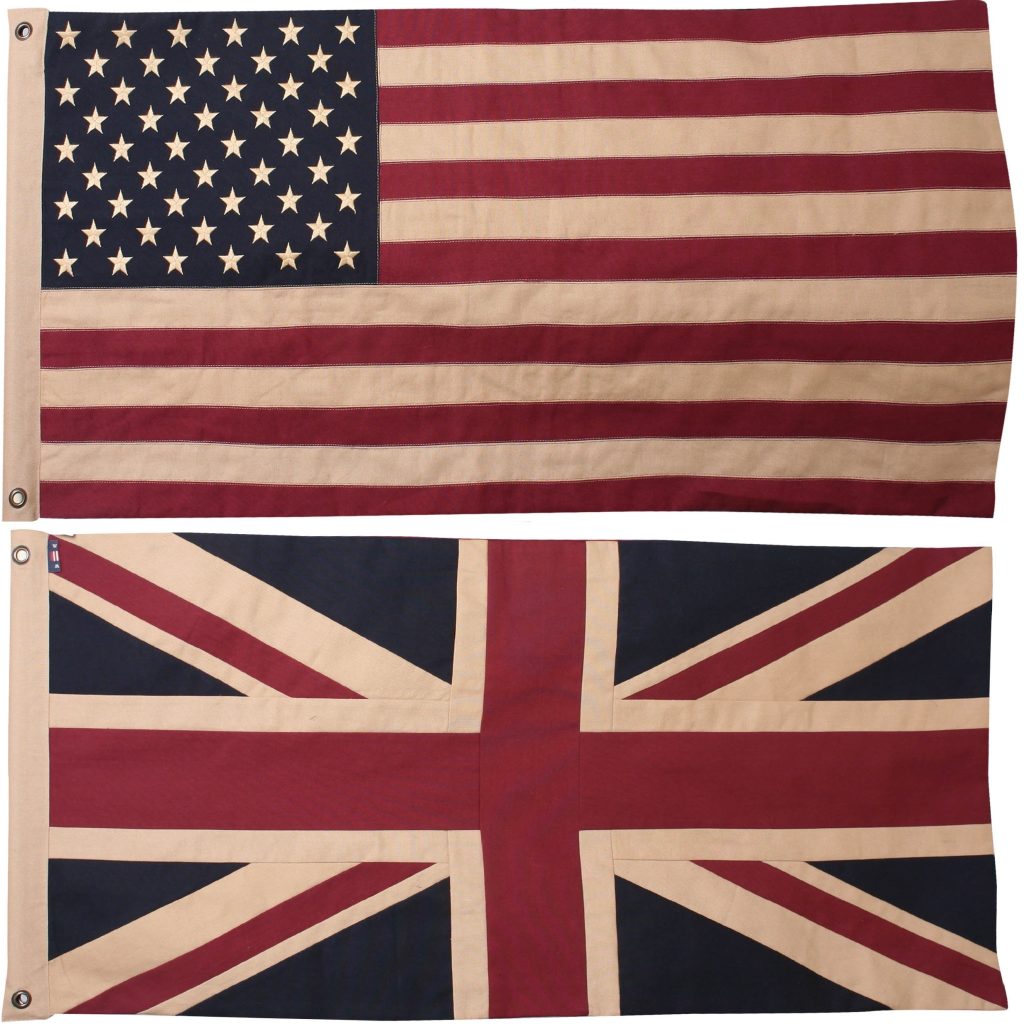 union & american flag