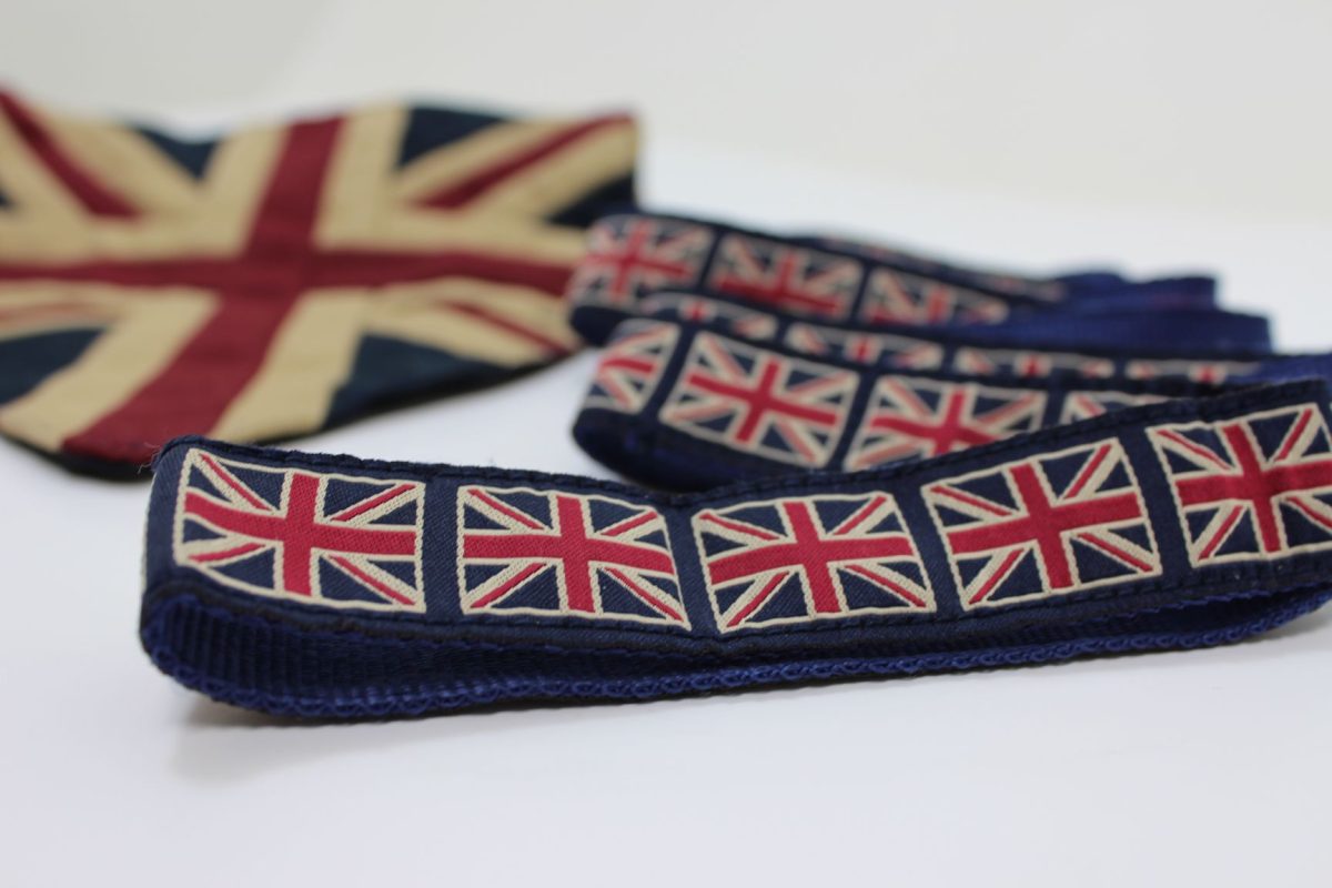 Union Jack Dog Collar, Lead and Bandanna Set Three Sizes